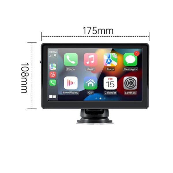 Carplay Portable 7 inch dimension