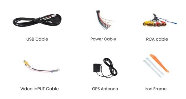 Universal Carplay 1 din Stereo Tillbehör
